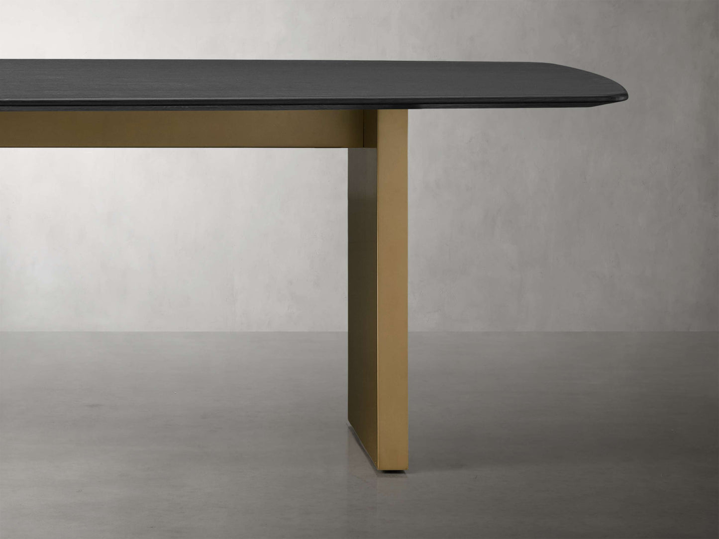 Saint Germain Wood Dining Table with Clement Base