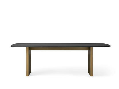 Saint Germain Wood Dining Table with Clement Base