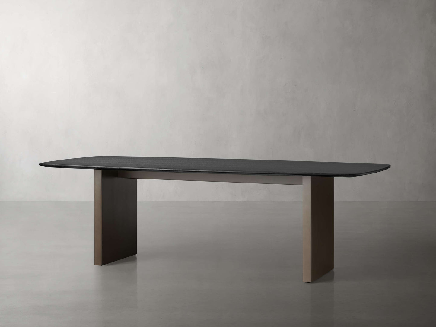 Saint Germain Wood Dining Table with Clement Base