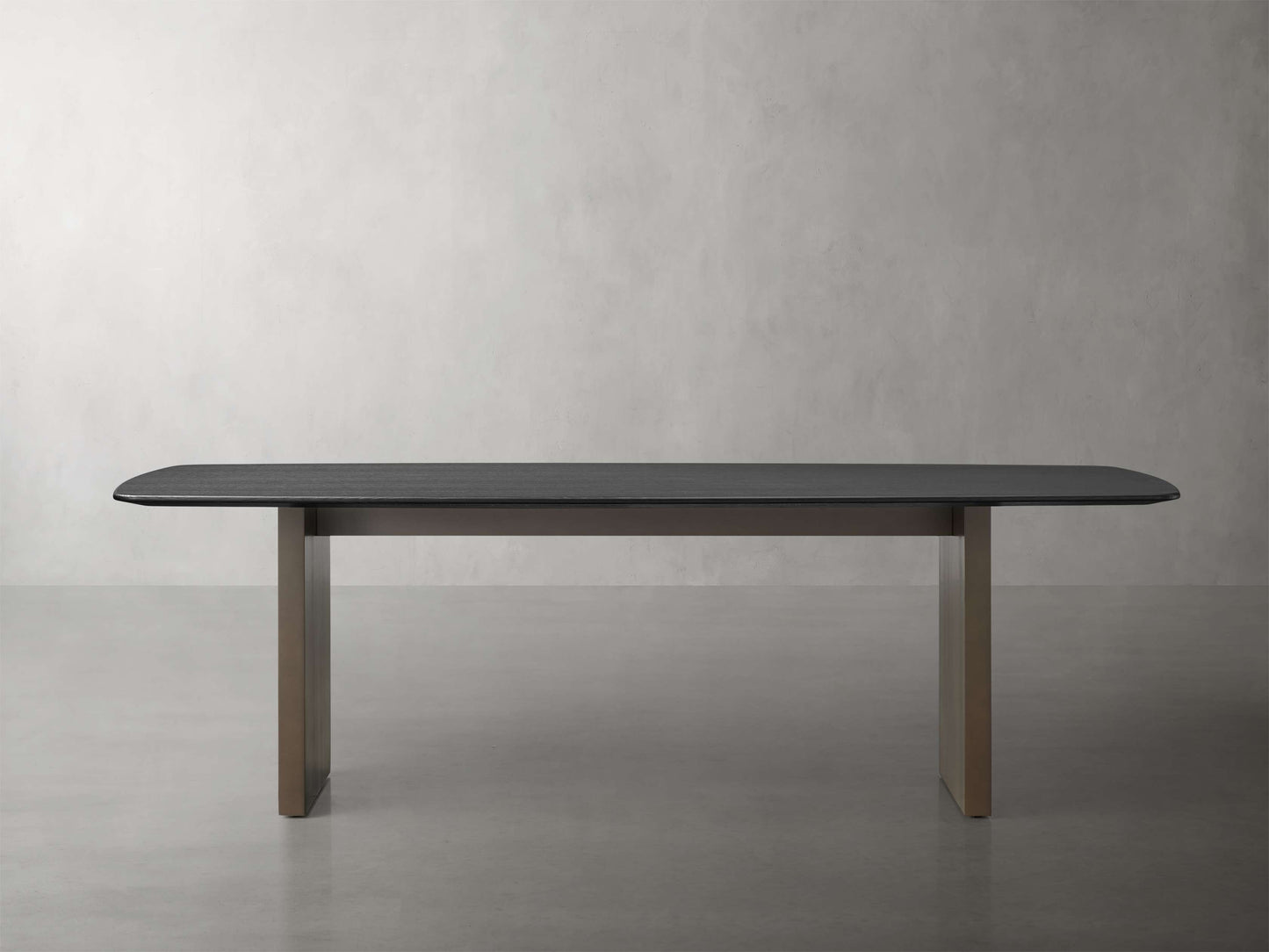 Saint Germain Wood Dining Table with Clement Base