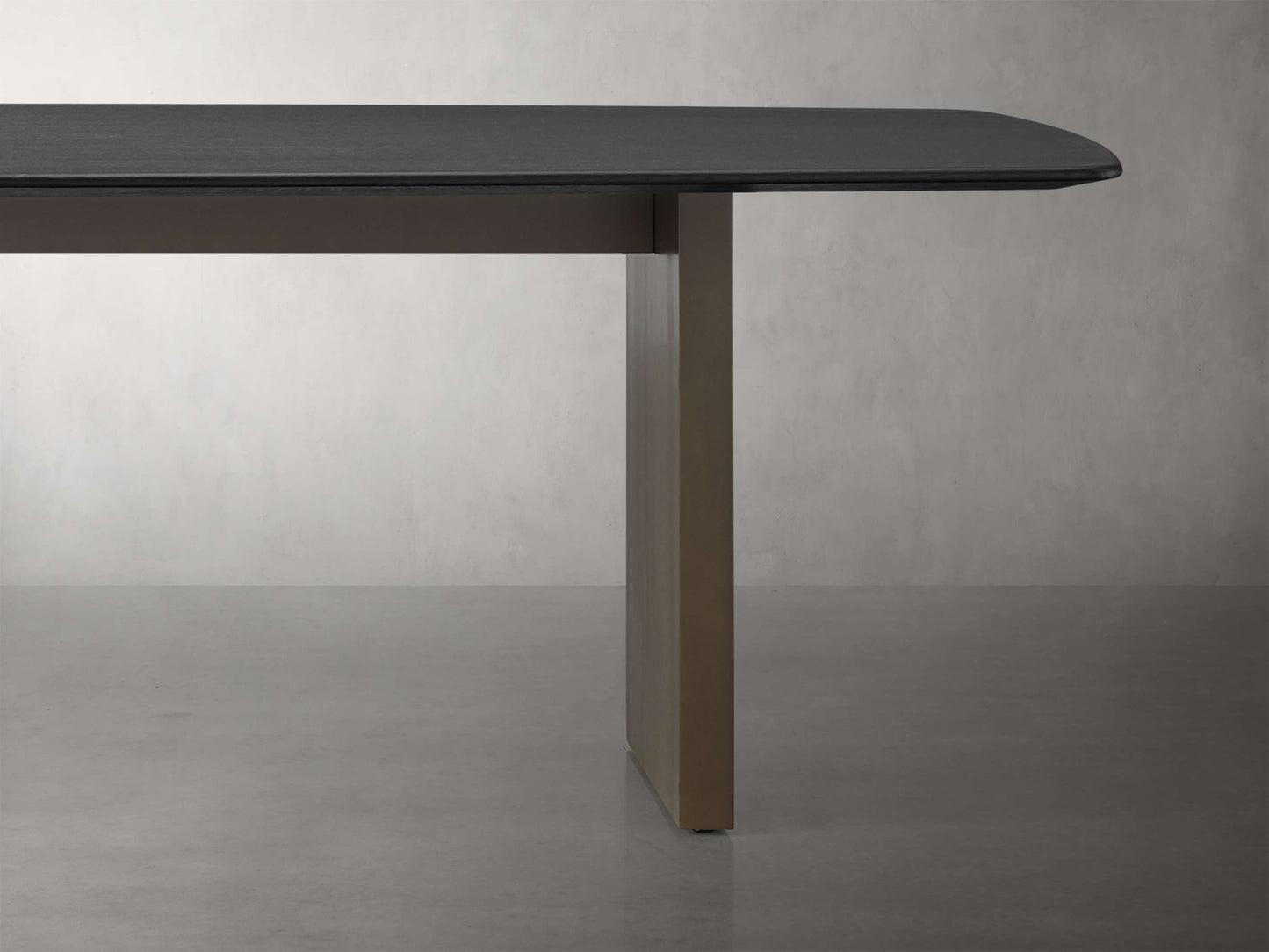 Saint Germain Wood Dining Table with Clement Base