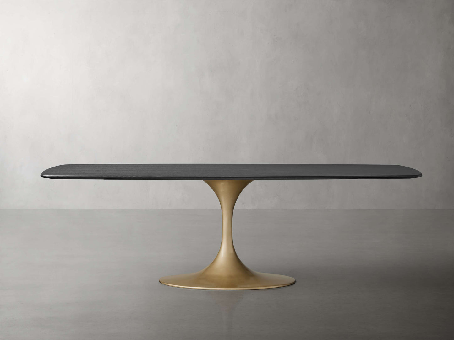 Saint Germain Wood Dining Table with Launette Base