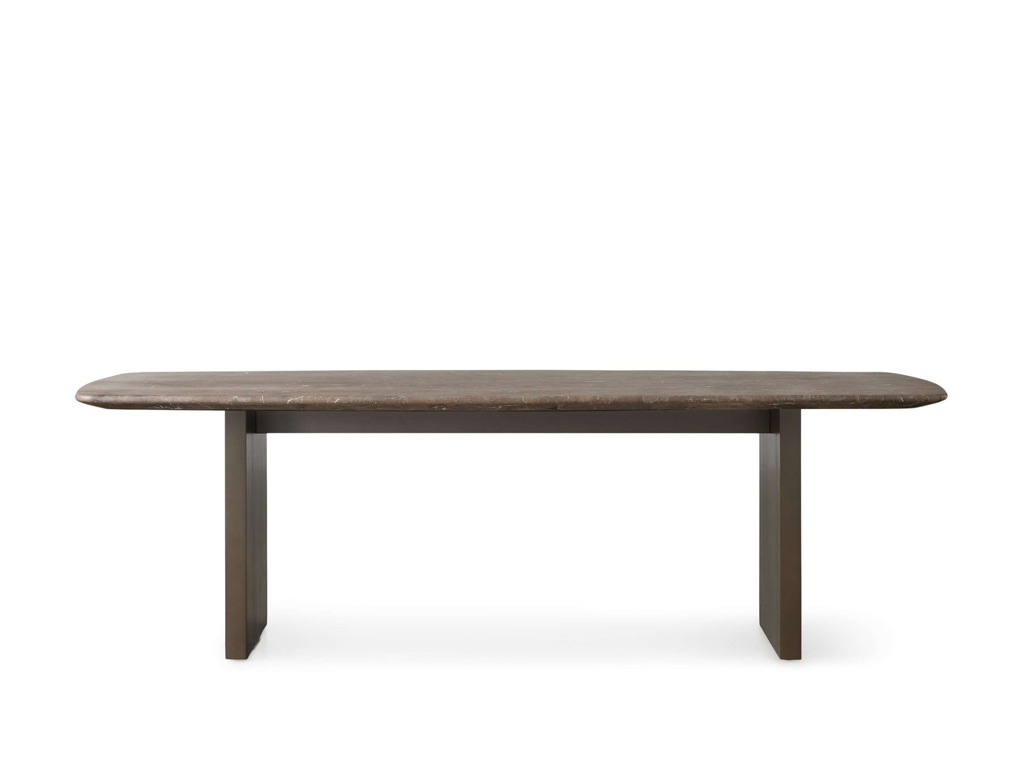 Saint Germain Stone Dining Table with Clement Base