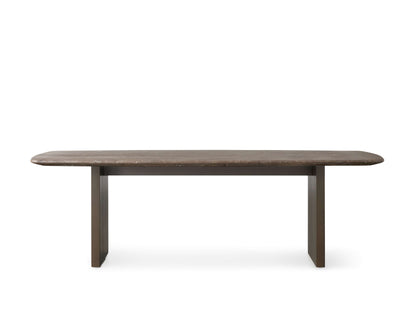 Saint Germain Stone Dining Table with Clement Base