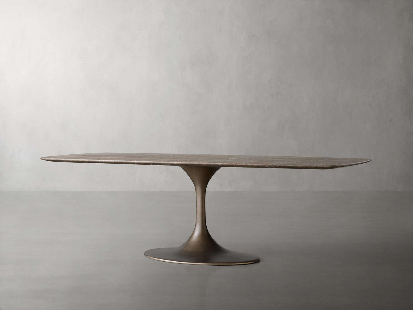 Saint Germain Stone Dining Table with Launette Base