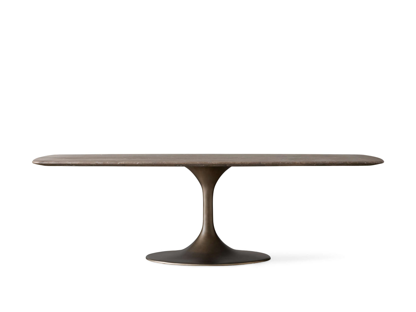 Saint Germain Stone Dining Table with Launette Base
