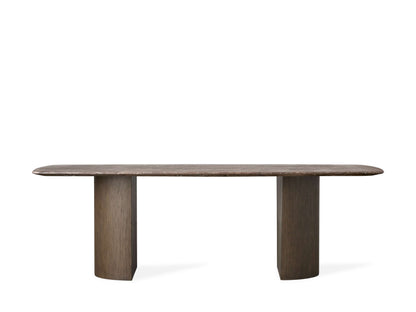 Saint Germain Stone Dining Table with Dauphine Base