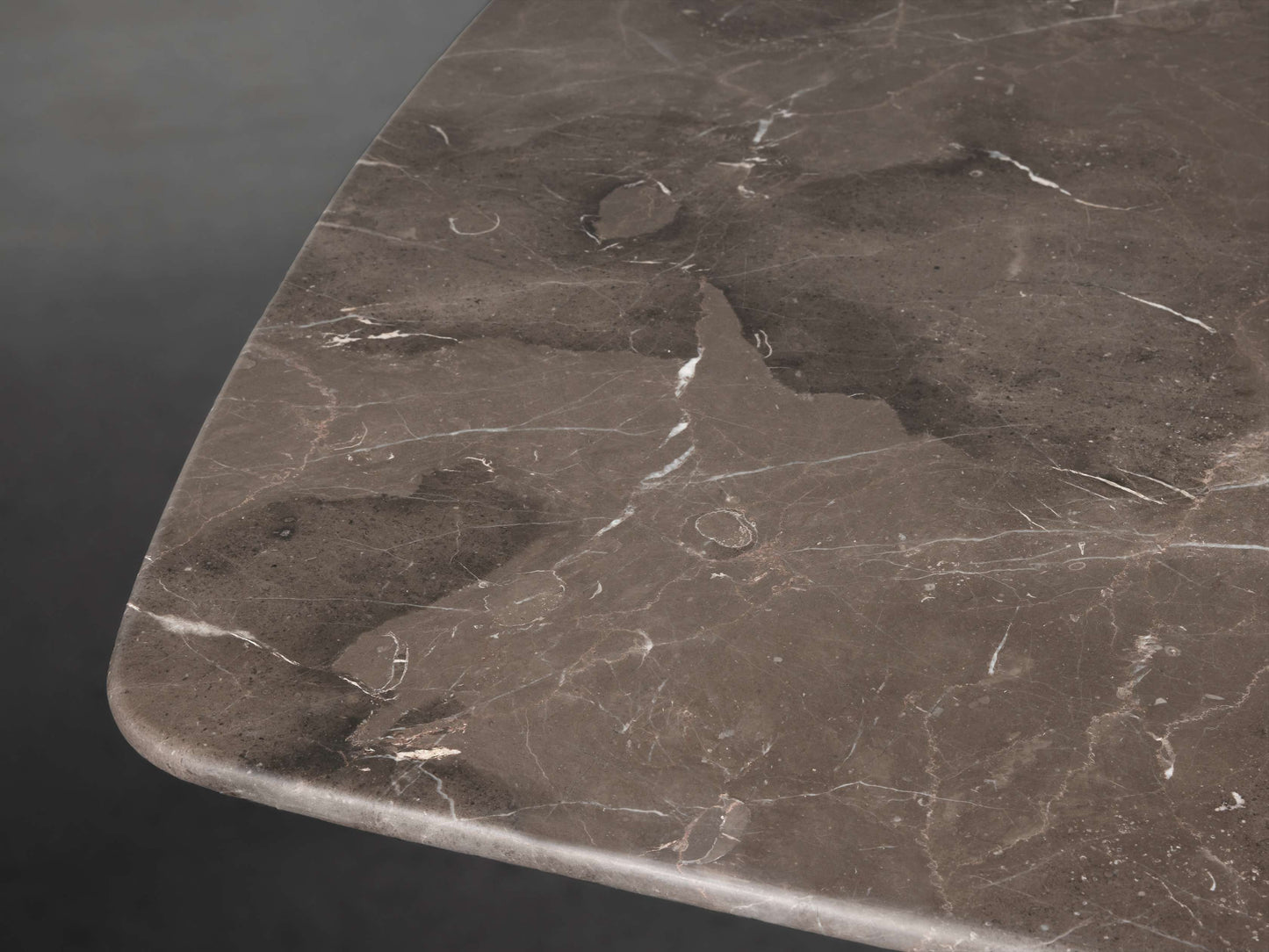 Saint Germain Stone Dining Table with Clement Base