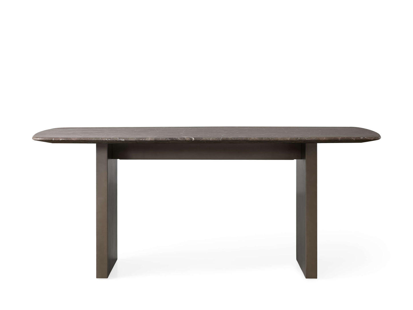 Saint Germain Stone Dining Table with Clement Base