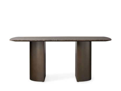 Saint Germain Stone Dining Table with Dauphine Base