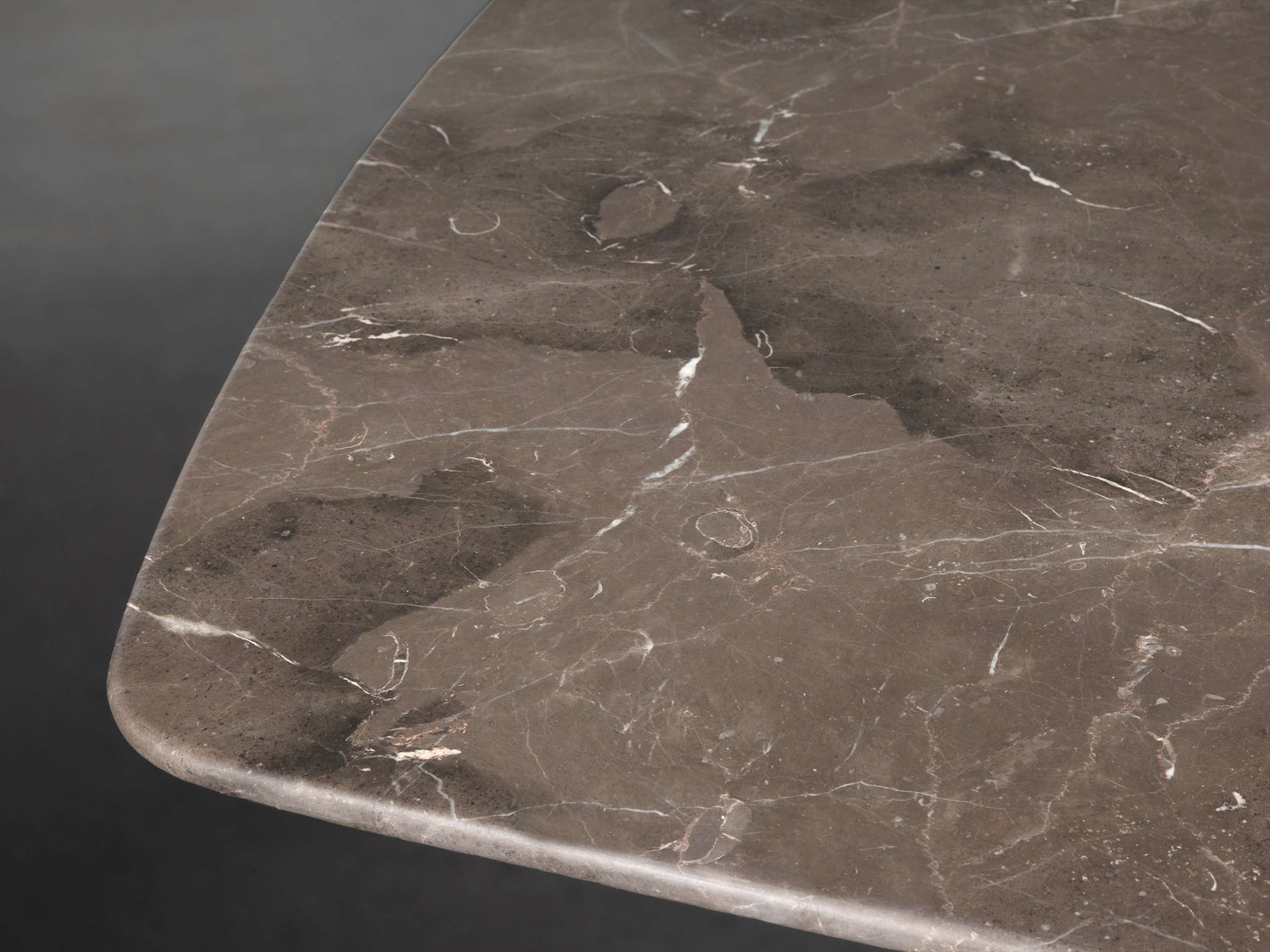 Saint Germain Stone Dining Table with Launette Base