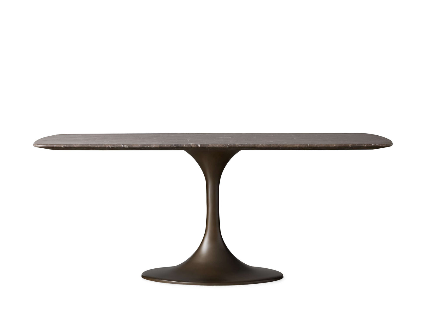 Saint Germain Stone Dining Table with Launette Base
