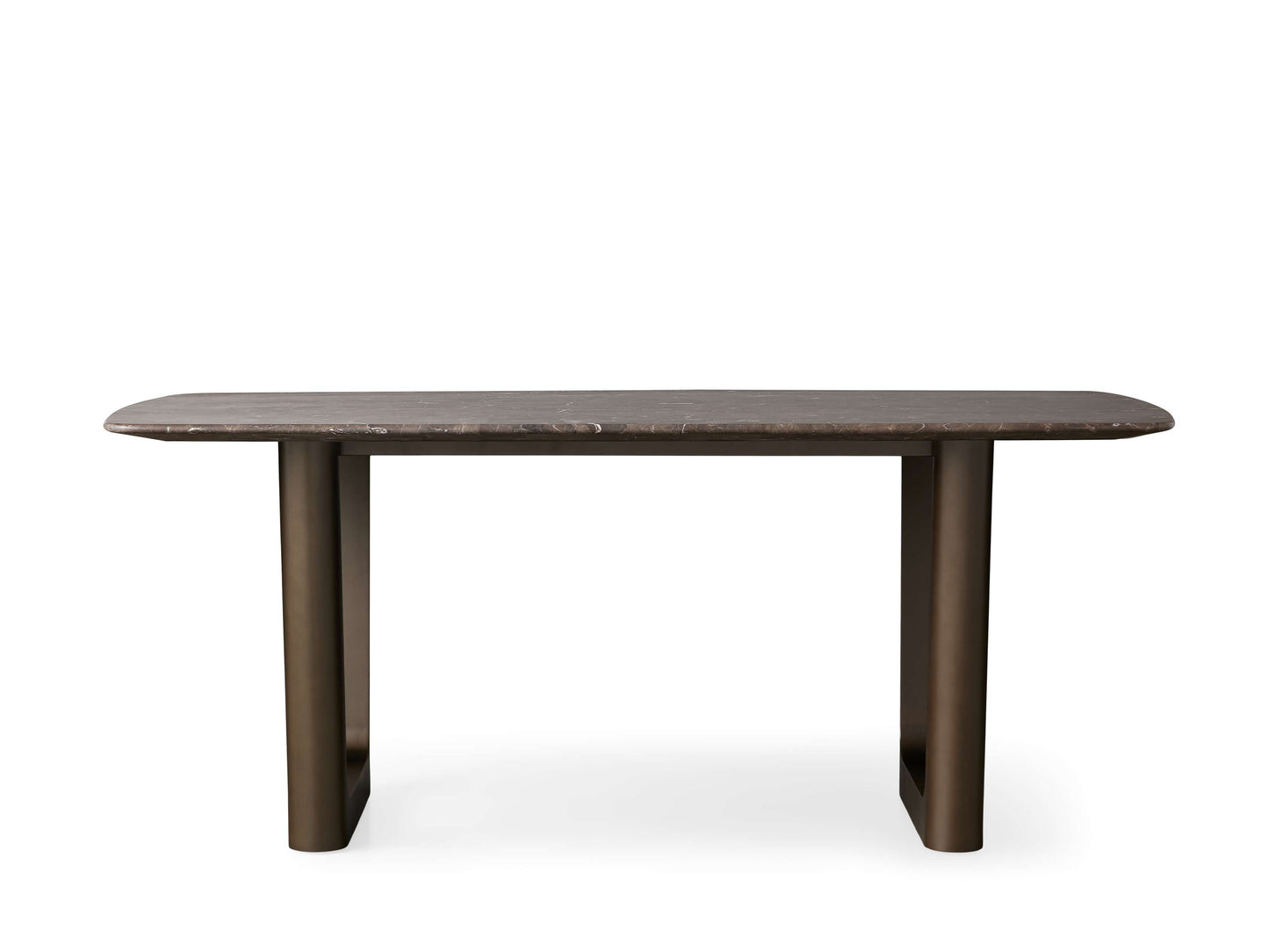 Saint Germain Stone Dining Table with Rennes Base