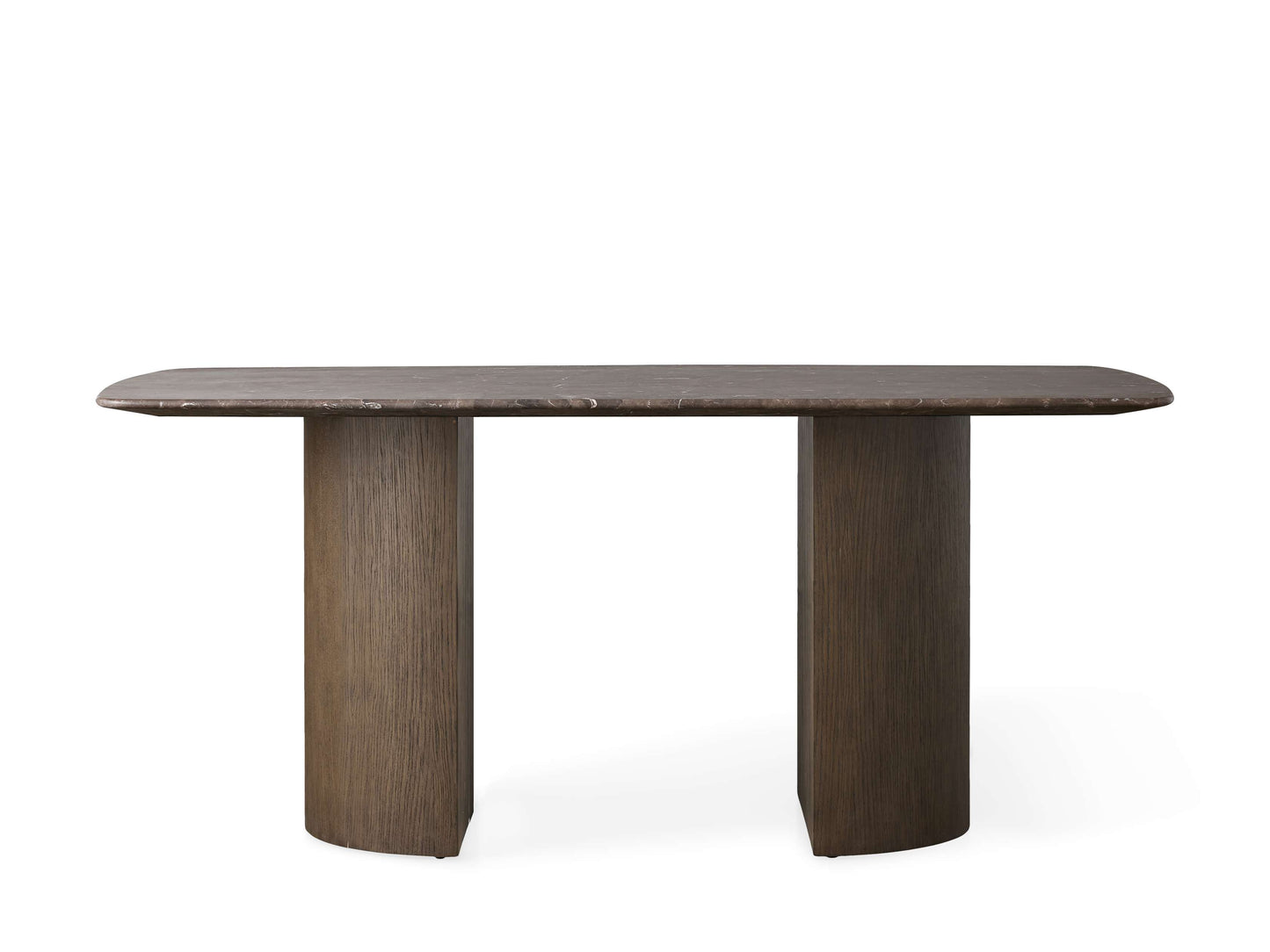 Saint Germain Stone Dining Table with Dauphine Base