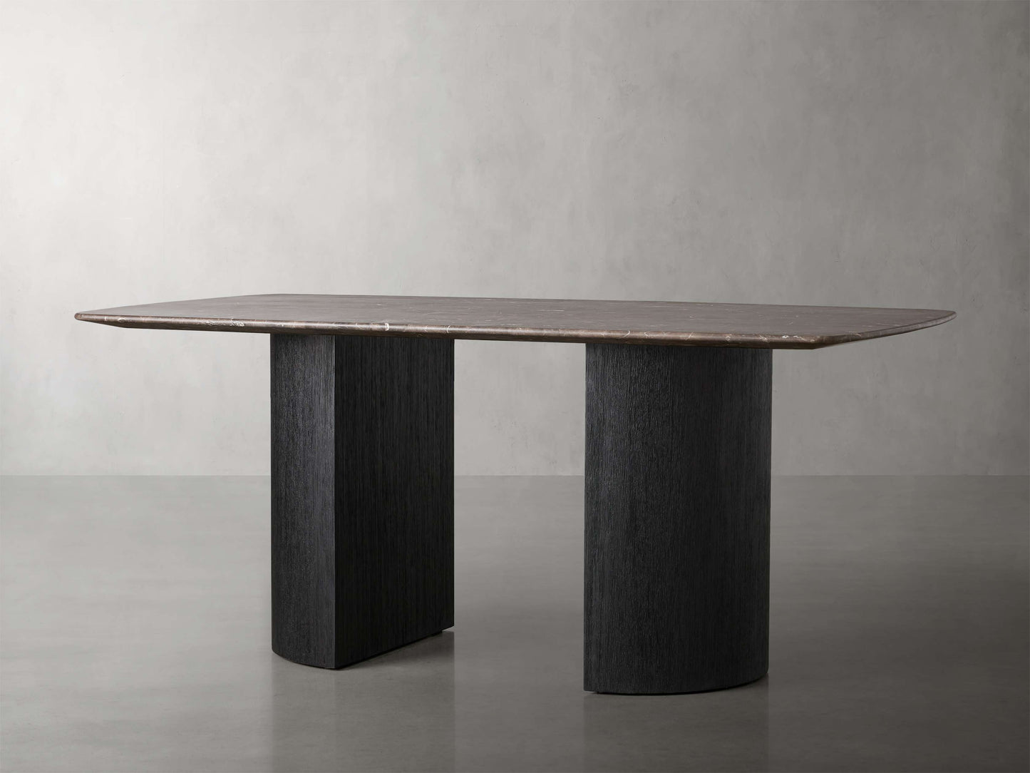 Saint Germain Stone Dining Table with Dauphine Base