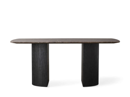 Saint Germain Stone Dining Table with Dauphine Base
