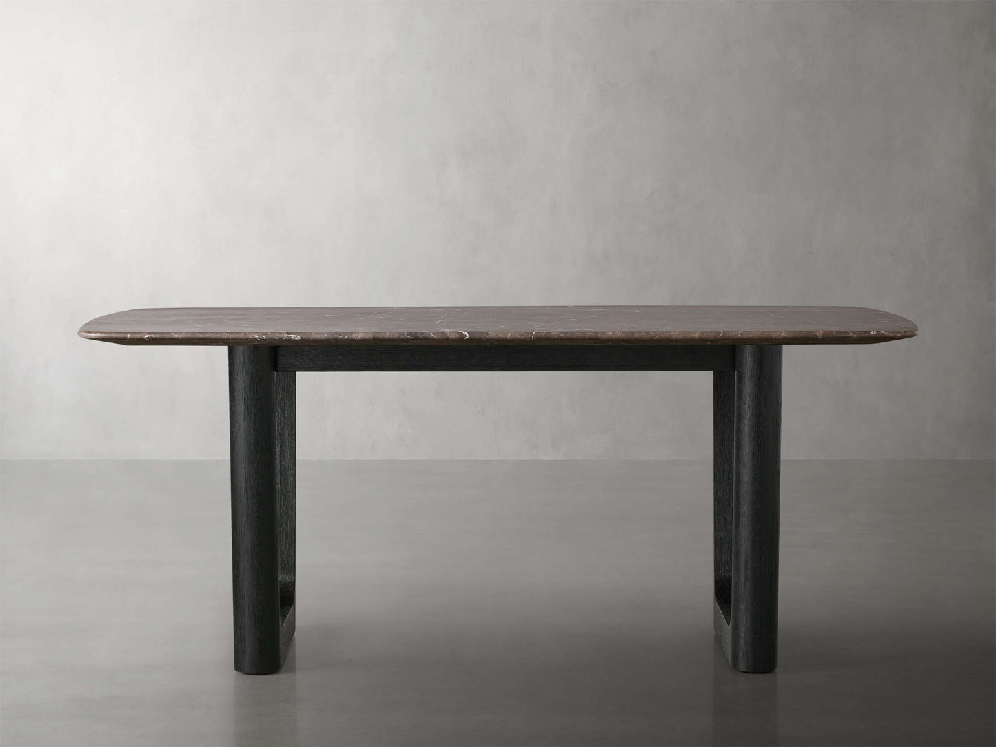 Saint Germain Stone Dining Table with Rennes Base