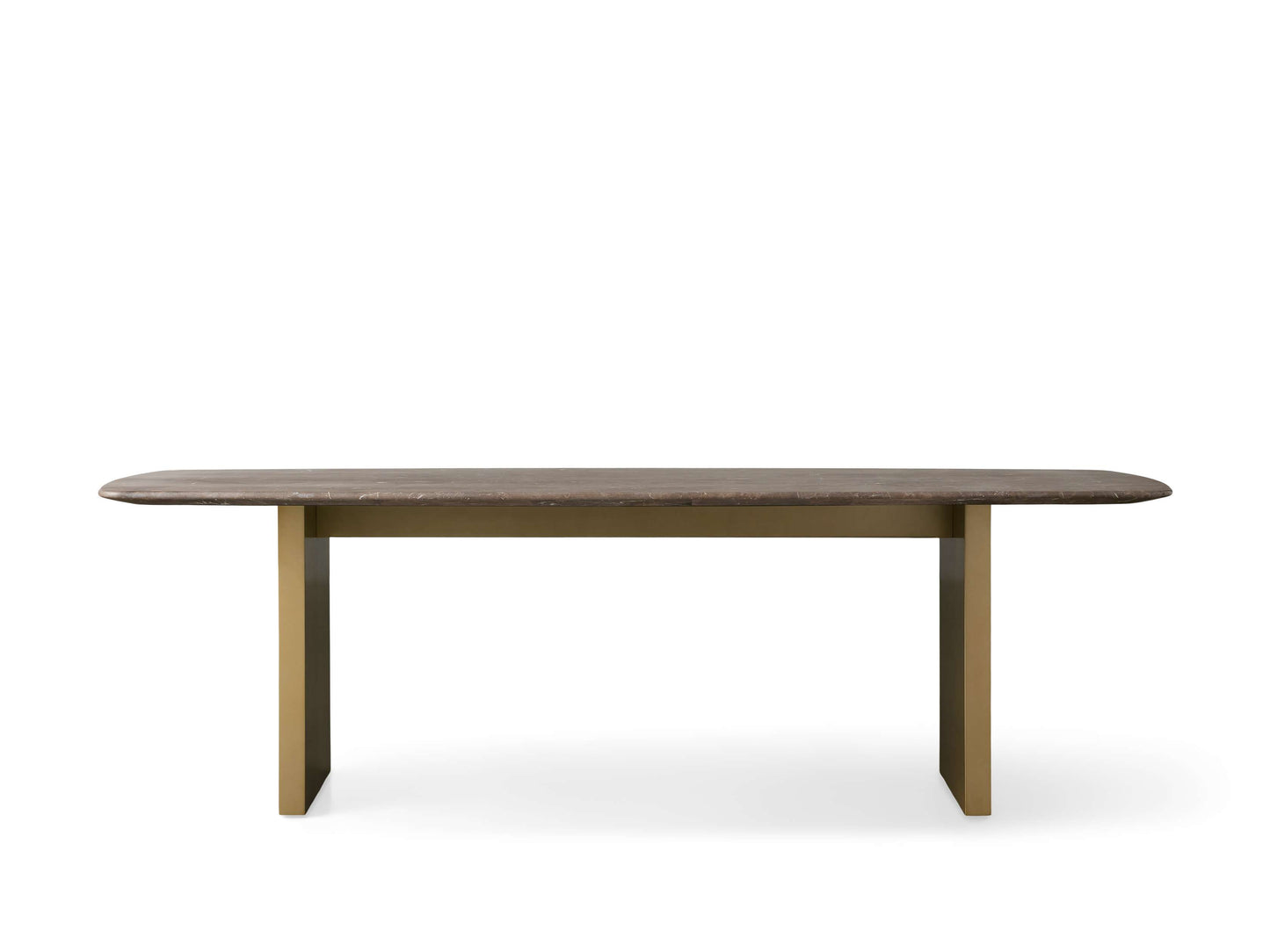 Saint Germain Stone Dining Table with Clement Base