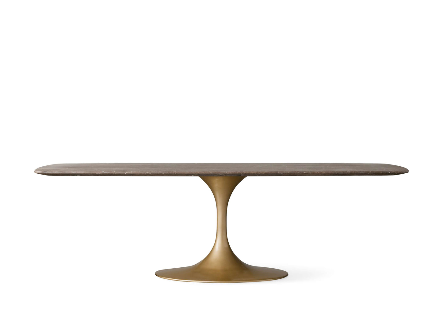Saint Germain Stone Dining Table with Launette Base
