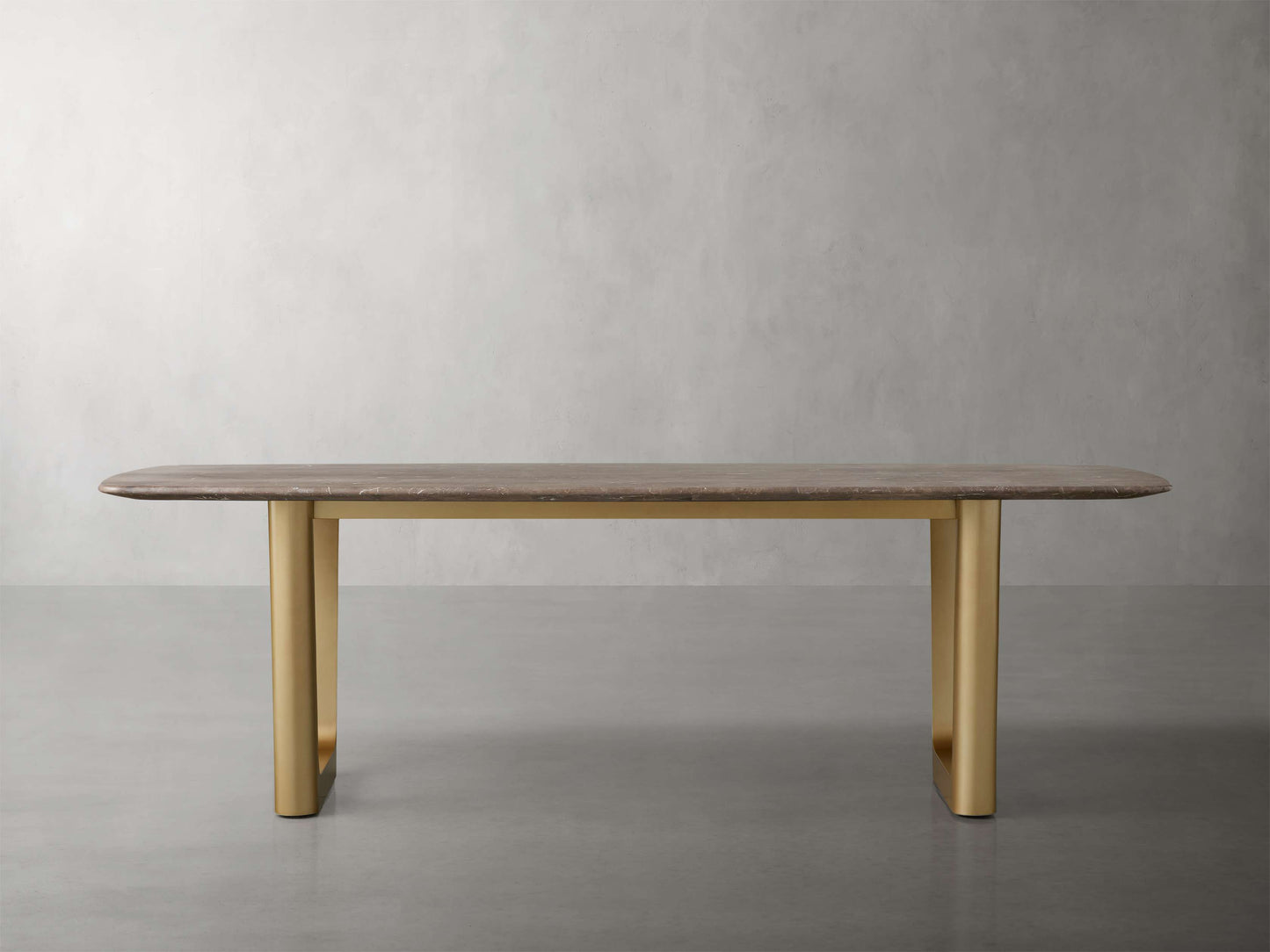 Saint Germain Stone Dining Table with Rennes Base