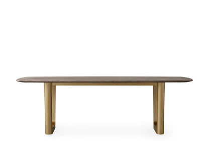 Saint Germain Stone Dining Table with Rennes Base