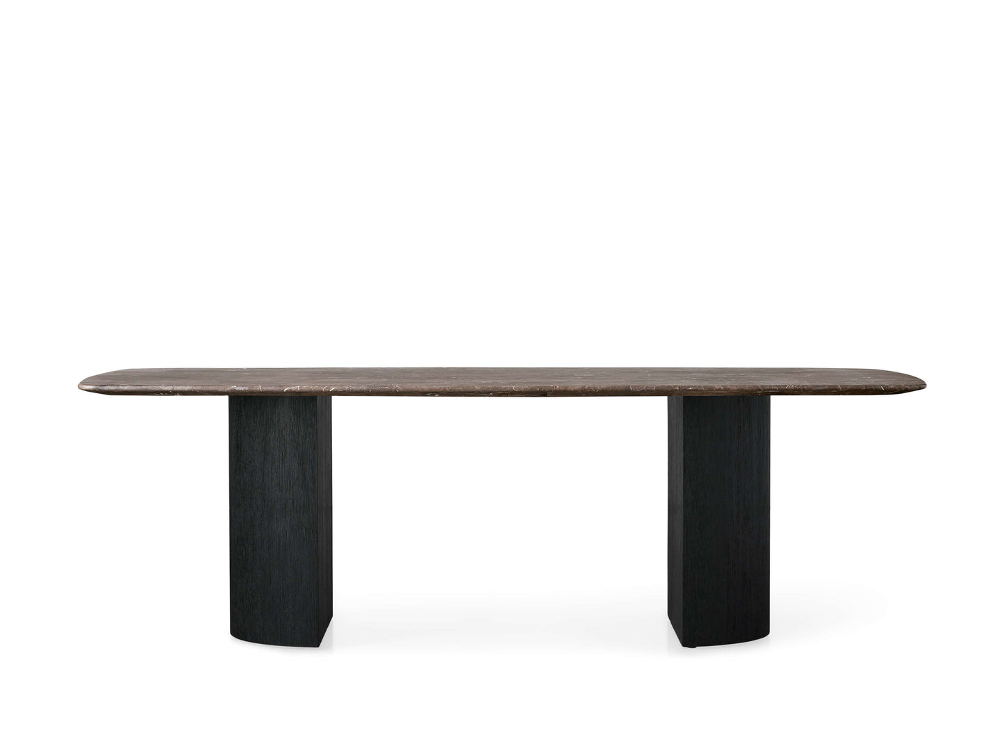 Saint Germain Stone Dining Table with Dauphine Base