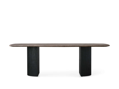 Saint Germain Stone Dining Table with Dauphine Base