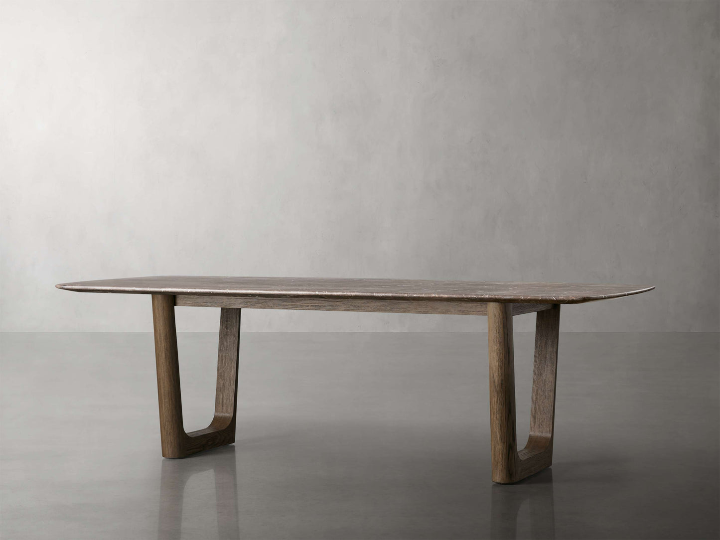 Saint Germain Stone Dining Table with Rennes Base
