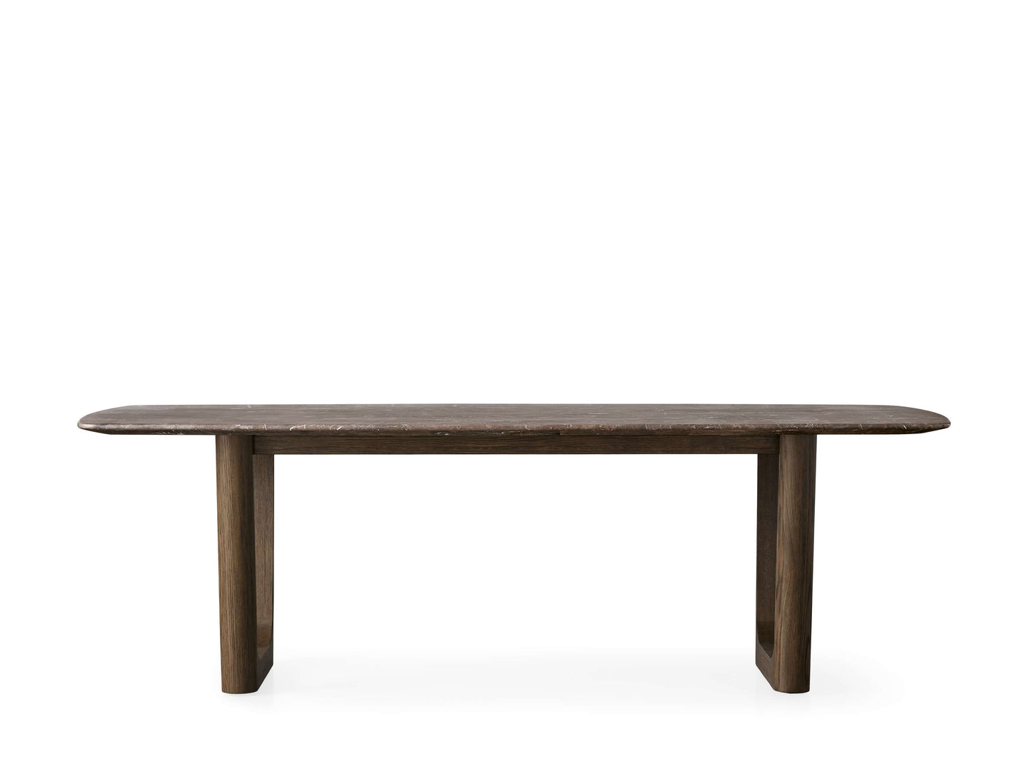Saint Germain Stone Dining Table with Rennes Base