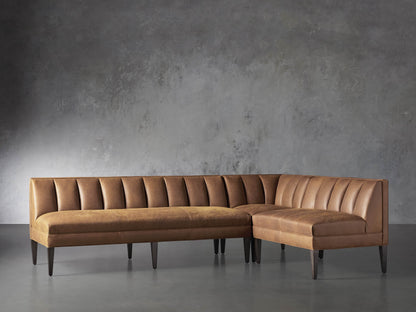 Gates Leather Banquette