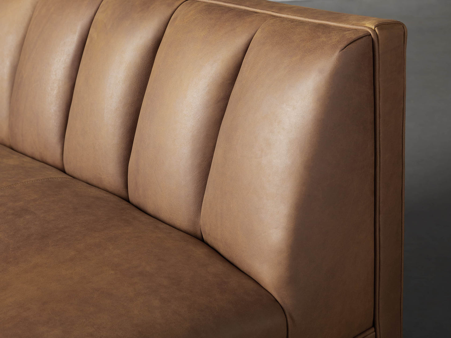 Gates Leather Banquette