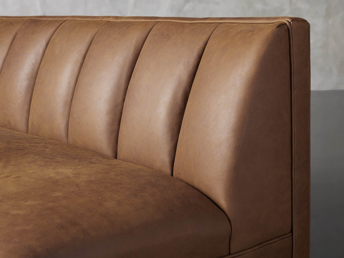 Gates Leather Settee