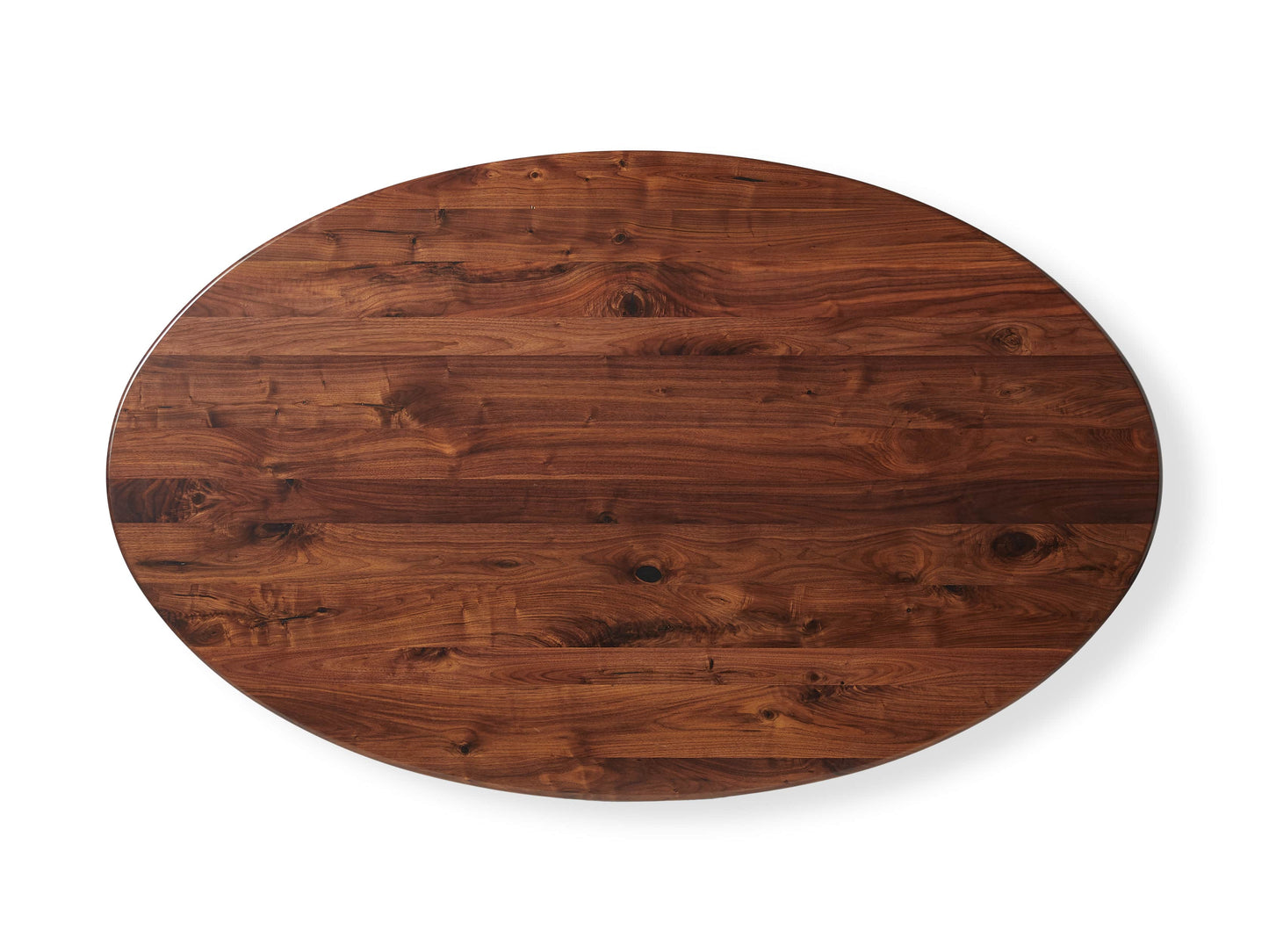 Jacob Oval Dining Table with Vertex Base