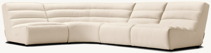 Chelsea Recliner Modular 4-piece Armless L-Sectional