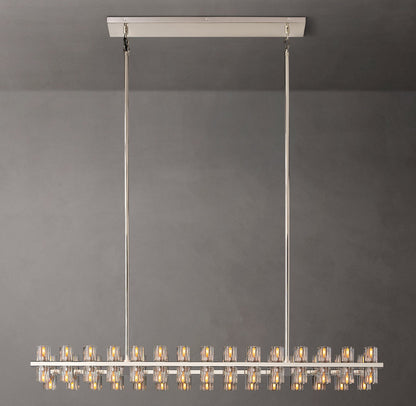 Arcachon LED Rectangular Chandelier 54"