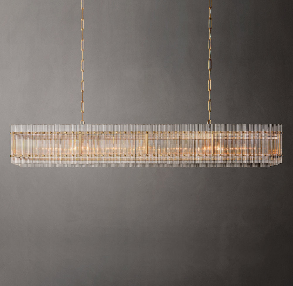 San Marco Rectangular Chandelier 72"