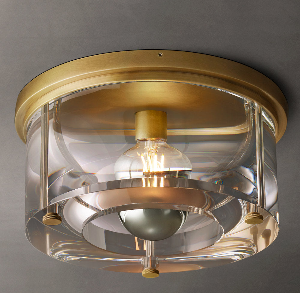 Savile Round Flushmount