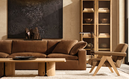 Cloud Modular Leather 3-Piece Sofa