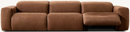 Blake Recliner Modular Leather 3-Piece Sofa