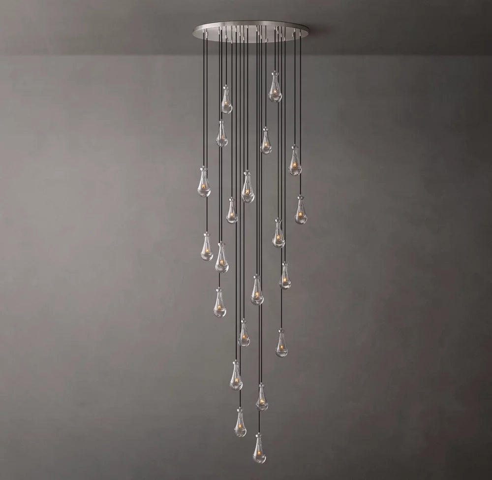 Rain Round Chandelier 47"