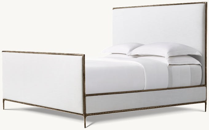 Thaddeus Fabric Panel Bed with Footboard