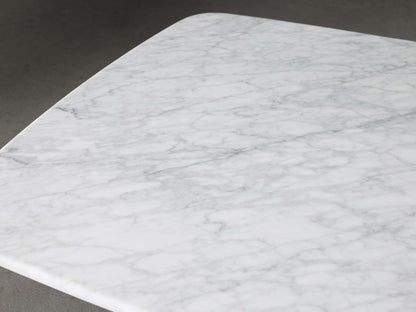 Saint Germain Coffee Table with Metal Dauphine Base