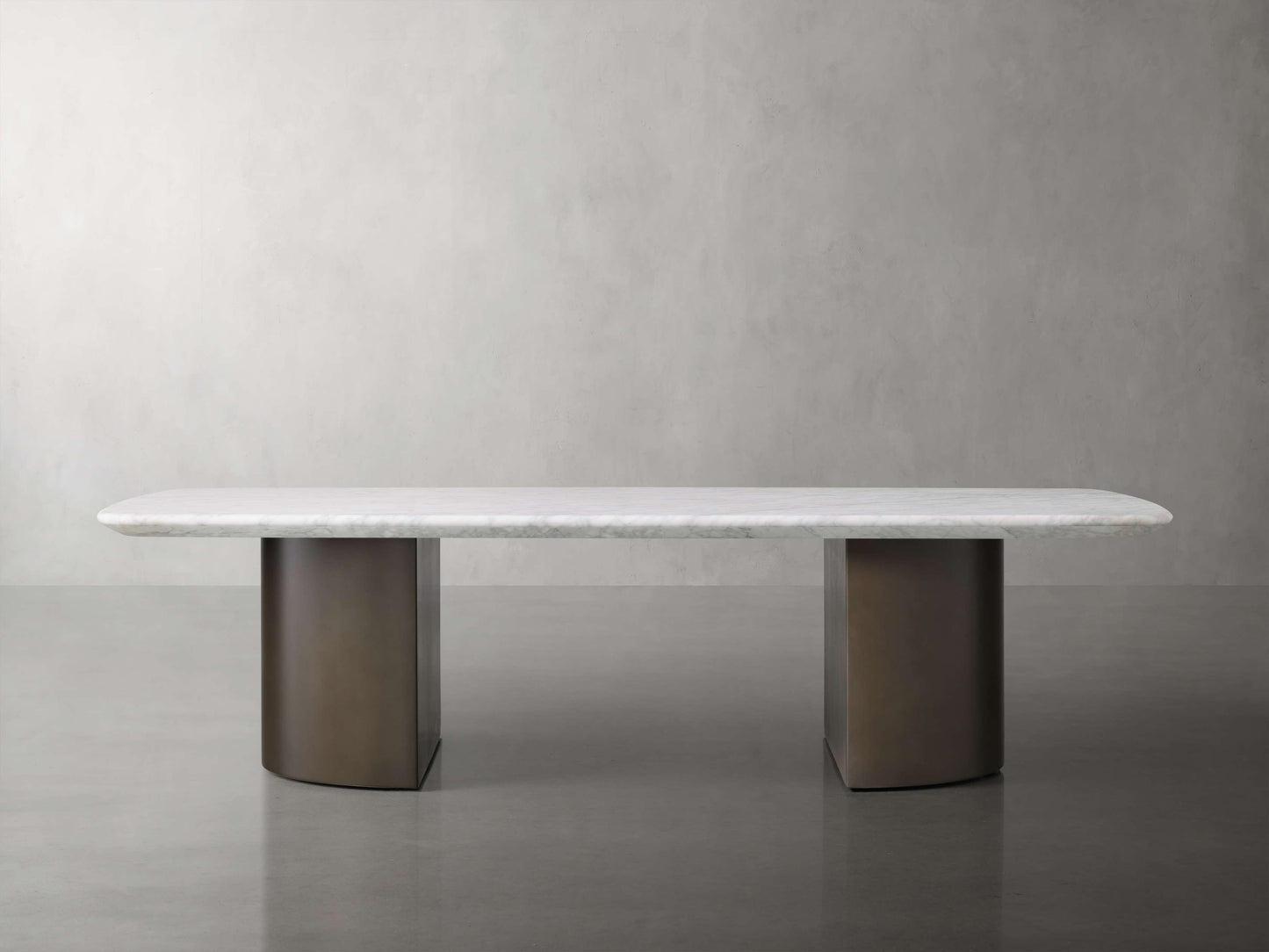Saint Germain Coffee Table with Metal Dauphine Base