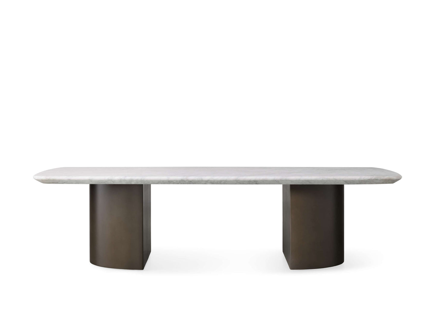 Saint Germain Coffee Table with Metal Dauphine Base