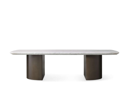 Saint Germain Coffee Table with Metal Dauphine Base