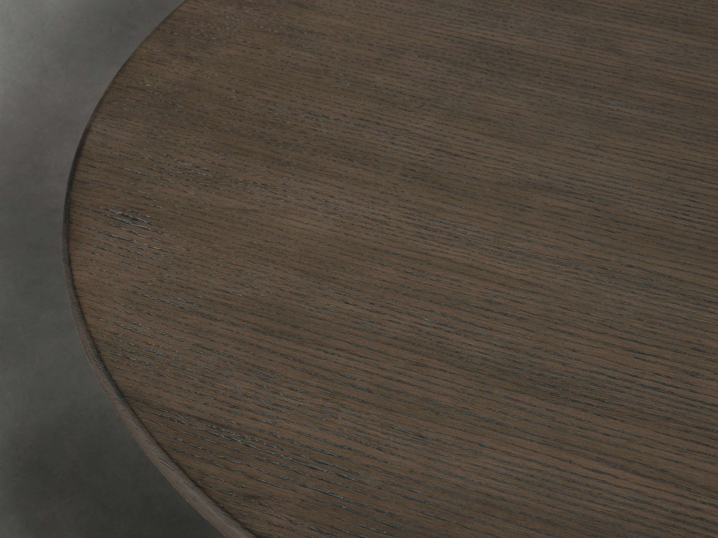 Saint Germain Round Wood Coffee Table with Dauphine Base