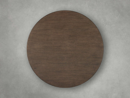 Saint Germain Round Wood Coffee Table with Dauphine Base
