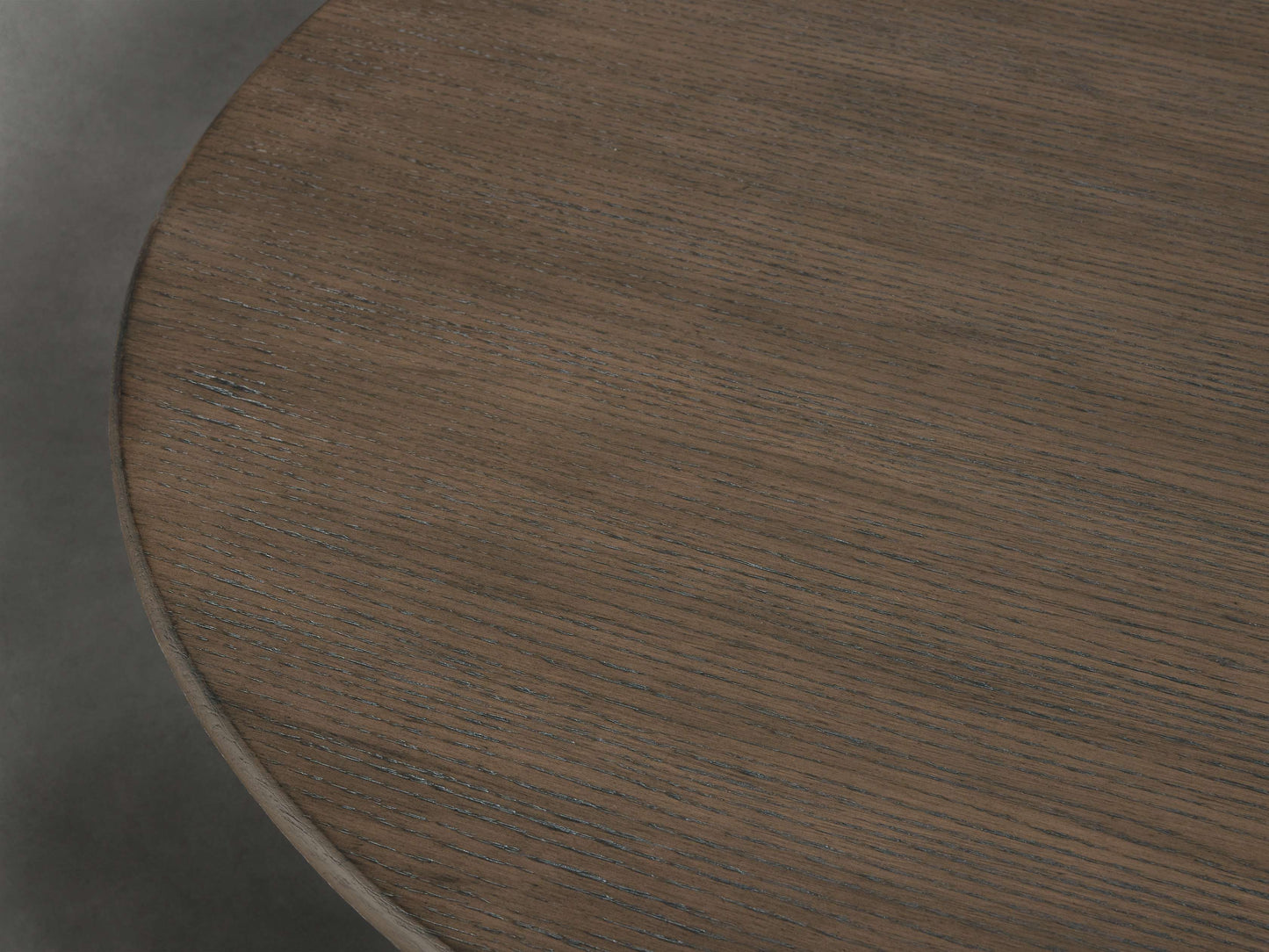 Saint Germain Round Wood Coffee Table with Dauphine Base