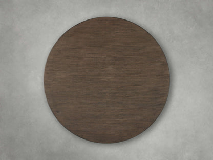 Saint Germain Round Wood Coffee Table with Dauphine Base