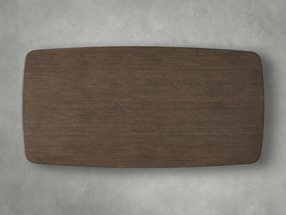 Saint Germain 72" Wood Coffee Table with Dauphine Base